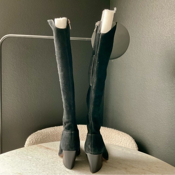 Vince Camuto Black Heeled Boots - Picture 5 of 6